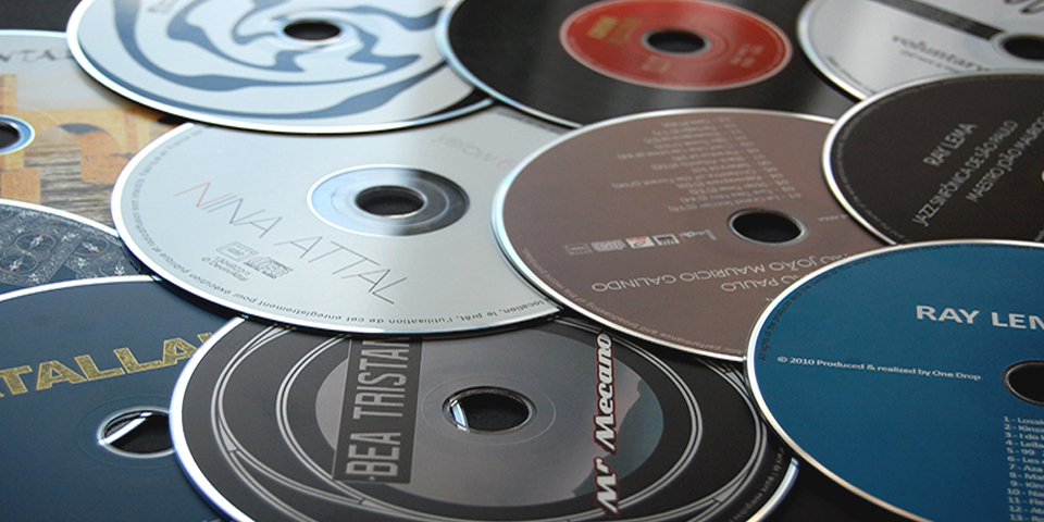 Pressage CD, DVD et Vinyles